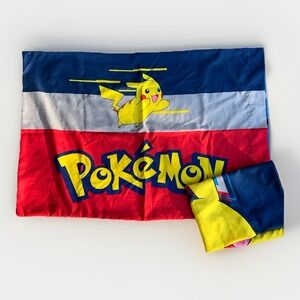 pokémon pikachu Pillowcases Set Of Two Standard Red Blue